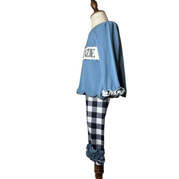 Laya & Linc Smocked “Mackenzie” 3T 2P Ruffles & Smocking! - Picture 3 of 8